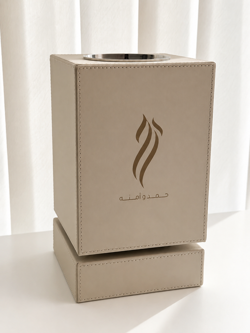 مبخرة عود جلدية