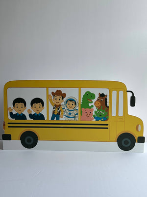 School bus floor stand