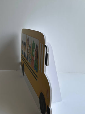 School bus floor stand
