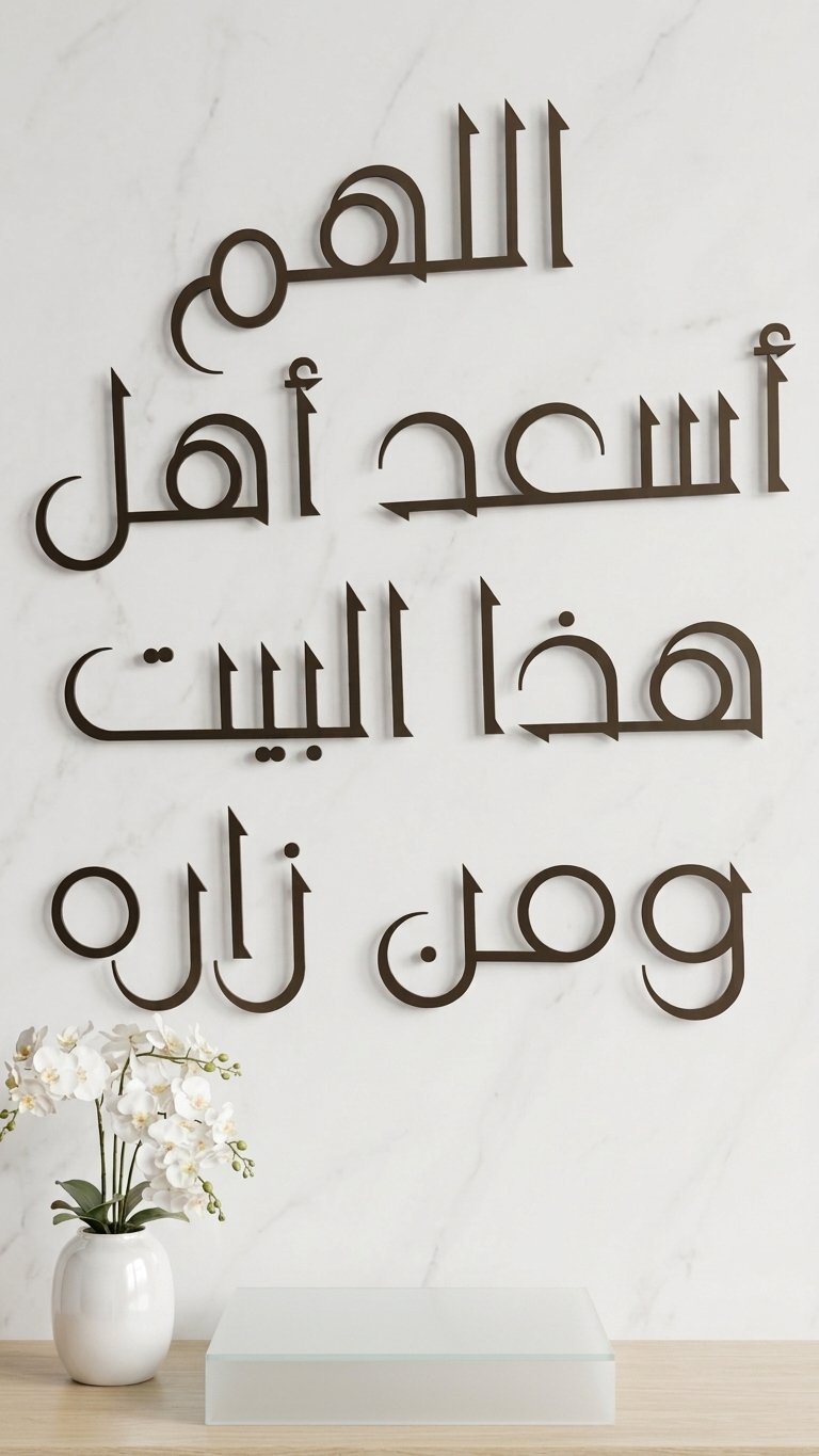 جدارية "اللهم اسعد اهل هذا البيت و من زاره"