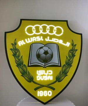 جدارية "شعار النادي" المضيئة