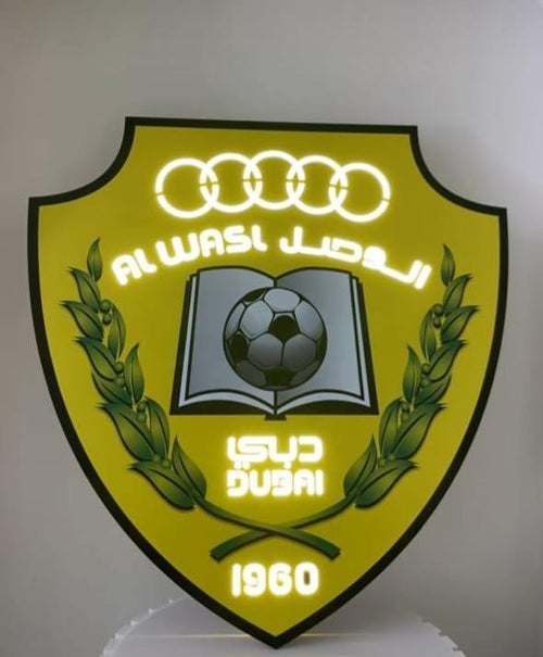 جدارية "شعار النادي" المضيئة